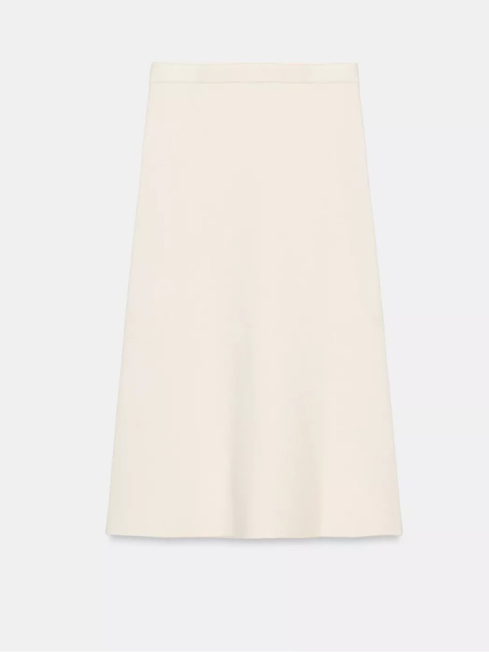 Zara Cream Midi Knit Skirt - Picture 5 of 7